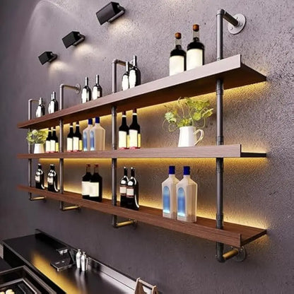 Wine Rack With LED Lights