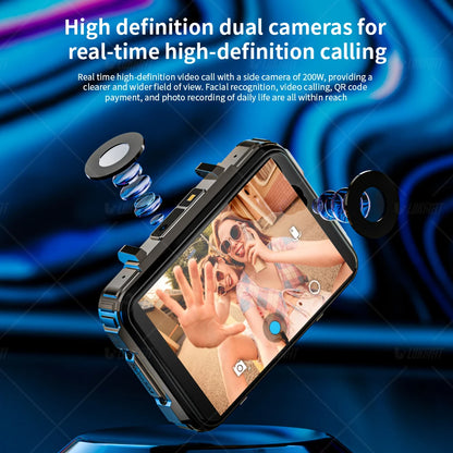 Android Watch Phone Square Big Screen Wifi 4G