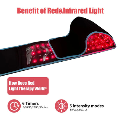 Infrared Light Wrap Red Light Device for Body