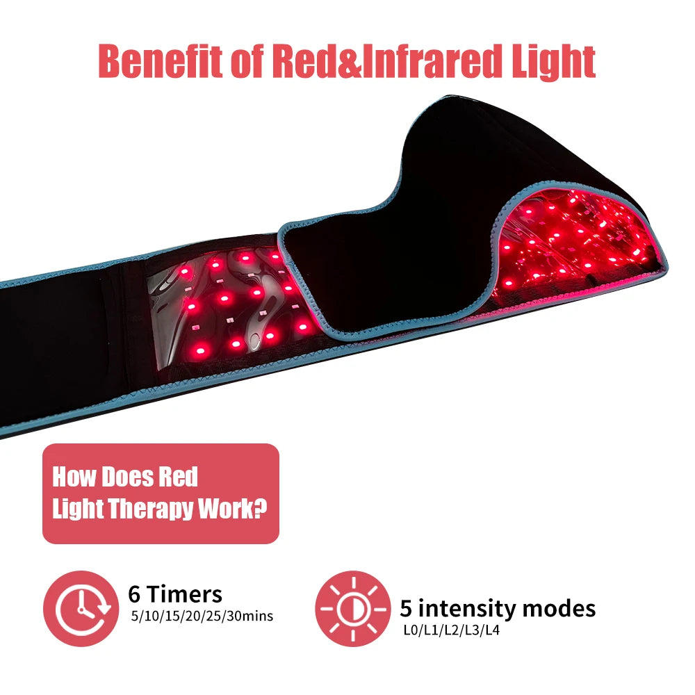 Infrared Light Wrap Red Light Device for Body