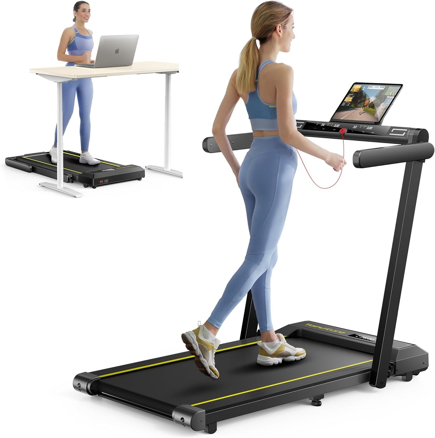Toputure TP5 2-in-1 Foldable Treadmill